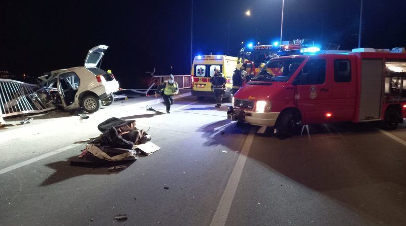 Prometna nesreća na Dravskom mostu